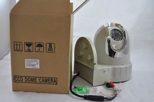Alt view image 5 of 6 - Nexhi CAM-414PT Indoor- Dome Camera-Built in 3.6MM Lens-NTSC Signal System-Power Supply DC12V-Legacy DVR-Analog Color camera