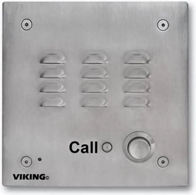 Main image of Viking Electronics Vk-E-30-IP-EWP Stainless Steel Handsfree IP Phone EWP
