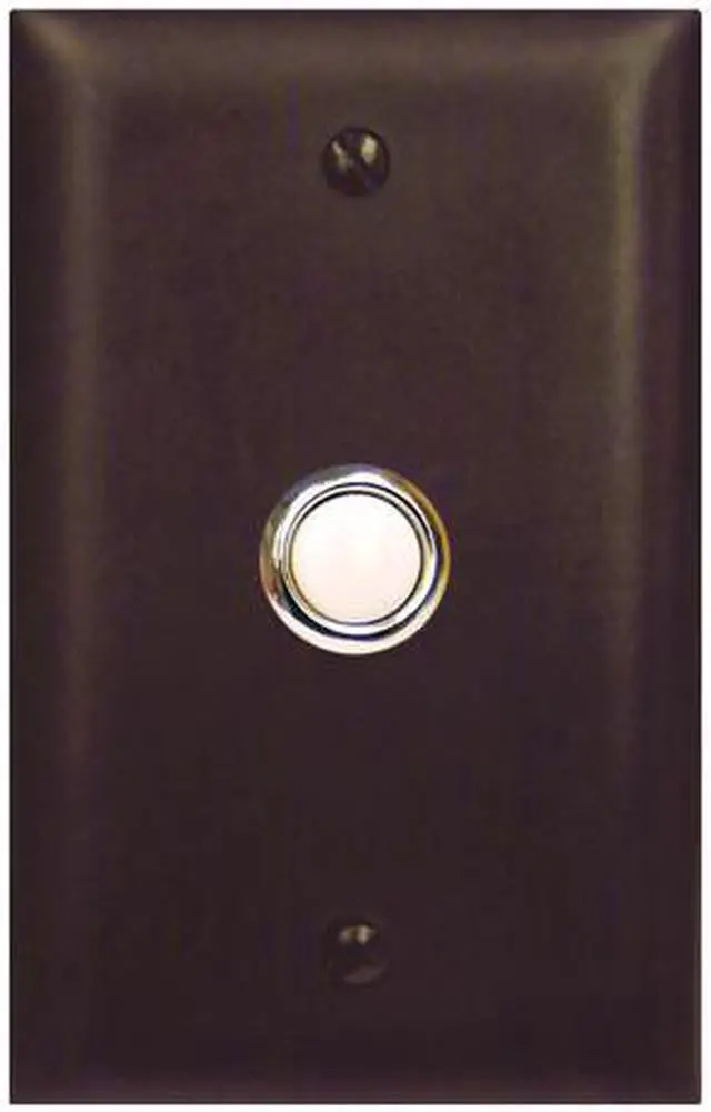 Main image of Viking Electronics VK-DB-40-BN Door Bell Button Panel in Bronze