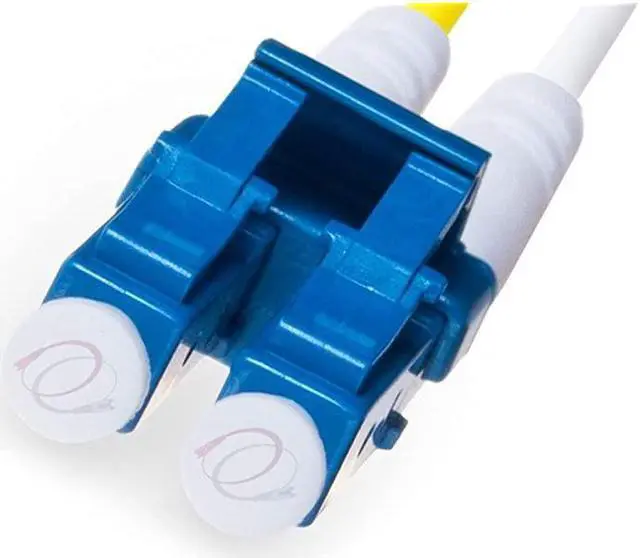 Main image of Nexhi- 3M OS2 LC LC Fiber Patch Cable | Duplex 9/125 LC to LC Singlemode Jumper 3 Meter (9.84ft) | Length Options: 0.5M-300M | 1g 10g sfp 10gbase lc/lc dx Yellow Zip-Cord PVC ofnr lc-lc