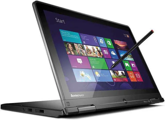 Alt view image 3 of 4 - Lenovo ThinkPad Yoga 12 12.5in Touch Screen Laptop ,Intel Core I5-5200U 2.9GHz, 8GB RAM, 128GB SSD, WiFi,Webcam,Windows 10 pro
