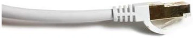 Alt view image 2 of 4 - Nexhi STP Cat 7 Ethernet Cable Shielded - Ethernet Cable, Better Than Cat5e/Cat5/cat6 Network, Round Cat7 High Speed LAN Wire with Rj45 for Router and Modem (STP-7000-White)-10pack 100 ft.