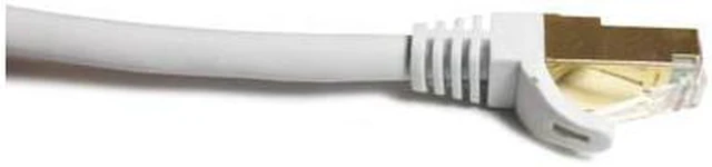 Alt view image 3 of 4 - Nexhi STP Cat 7 Ethernet Cable Shielded - Ethernet Cable, Better Than Cat5e/Cat5/cat6 Network, Round Cat7 High Speed LAN Wire with Rj45 for Router and Modem (STP-7000-White)-10pack 100 ft.