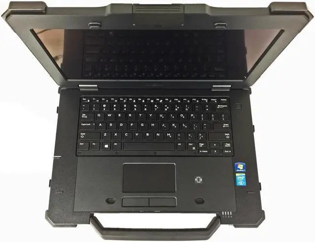 Alt view image 2 of 5 - Dell Latitude 7000 7414 14" Rugged Extreme Workstation Intel Core i5-6300U 8 GB RAM 512 GB SSD Win 10 Pro Serial Port Webcam Backlit Keys ExpressCard Bluetooth
