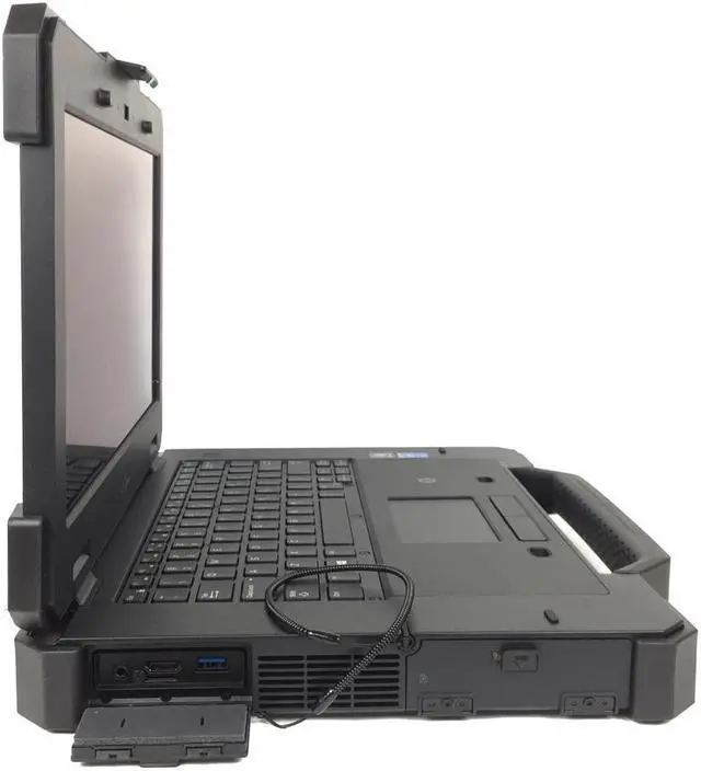 Alt view image 3 of 5 - Dell Latitude 7000 7414 14" Rugged Extreme Workstation Intel Core i5-6300U 8 GB RAM 512 GB SSD Win 10 Pro Serial Port Webcam Backlit Keys ExpressCard Bluetooth