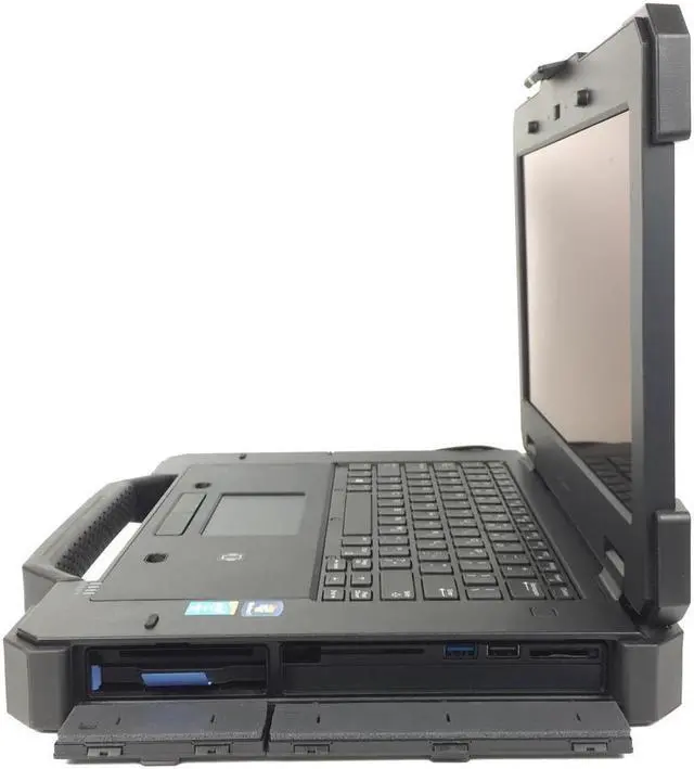 Alt view image 4 of 5 - Dell Latitude 7000 7414 14" Rugged Extreme Workstation Intel Core i5-6300U 8 GB RAM 512 GB SSD Win 10 Pro Serial Port Webcam Backlit Keys ExpressCard Bluetooth