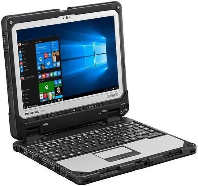 Alt view image 2 of 3 - Panasonic Toughbook CF-33, Rugged 2-in-1 Laptop, 12" QHD, Intel Core i5 7300U, 4G LTE, 8 GB RAM, 256 GB SSD, Backlit Keyboard, Win11 Pro