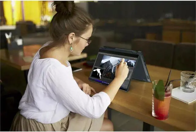 Alt view image 4 of 6 - Lenovo ThinkBook 14s Yoga G2 IAP 21DM003LUS 14" Touchscreen Notebook - Full HD - 1920 x 1080 - Intel Core i5 12th Gen i5-1235U Deca-core (10 Core) - 8 GB Total RAM Memory - 256 GB Windows 11 Pro