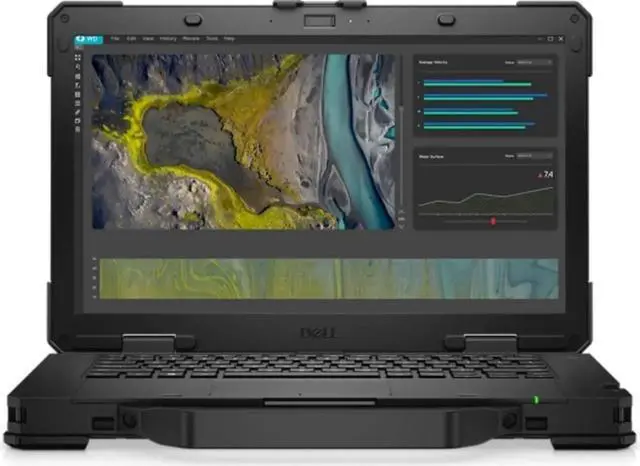 Alt view image 3 of 5 - Dell Latitude Rugged 5430 Non Touch Screen Laptop (2022) | 14" 1920x1080 FHD | Intel Core i7 - 1185G7 - 256GB SSD Hard Drive - 8GB RAM | 4 cores @ 4.2 GHz Win 11 Pro Black