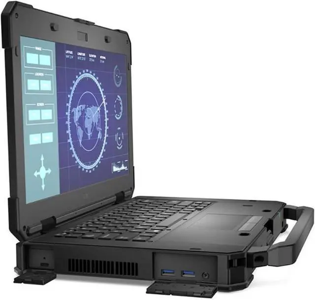 Alt view image 2 of 7 - Dell Latitude Rugged 5424 Laptop Computer, intel Core i7-8650U 4.2 GHz, 14" FHD (1920x1080) Non touch Tough Laptop, 16GB RAM, 256GB SSD Hard Drive, WiFi, Bluetooth, Windows 11 Pro