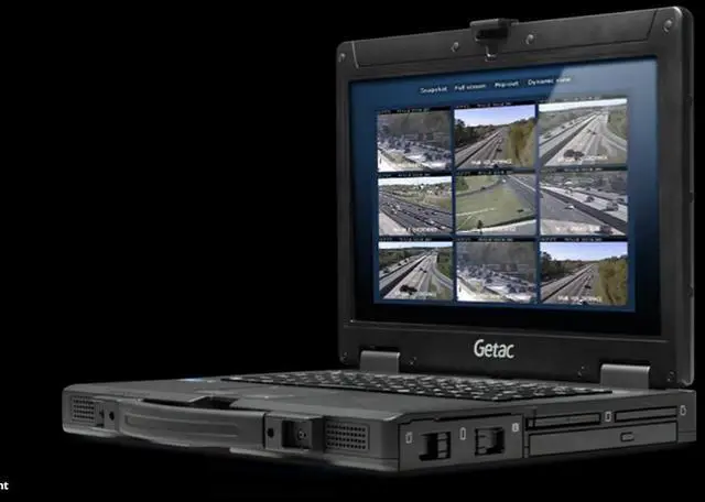 Alt view image 2 of 2 - GETAC S400 G2 14" 1366x768 HD Semi Rugged Notebook PC, Intel Core i5-3320M 2.6GHz, 4GB DDR3 RAM, 128GB SSD, Win 10 Pro