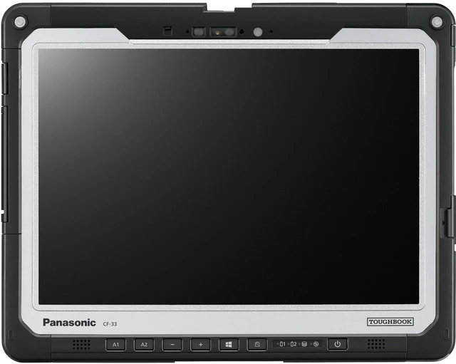 Alt view image 3 of 7 - Panasonic Toughbook CF-33 Rugged Tablet - 12" QHD Touchscreen - Intel Core i5-1245U (1.60 GHz) - 16 GB - 512 GB SSD - Intel Iris Xe Graphics - Windows 11 Pro - 4G Cellular - Wi-Fi 6E