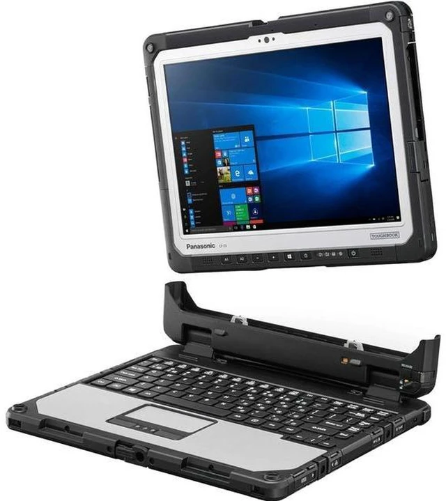 Alt view image 5 of 7 - Panasonic Toughbook CF-33 Rugged Tablet - 12" QHD Touchscreen - Intel Core i5-1245U (1.60 GHz) - 16 GB - 512 GB SSD - Intel Iris Xe Graphics - Windows 11 Pro - 4G Cellular - Wi-Fi 6E