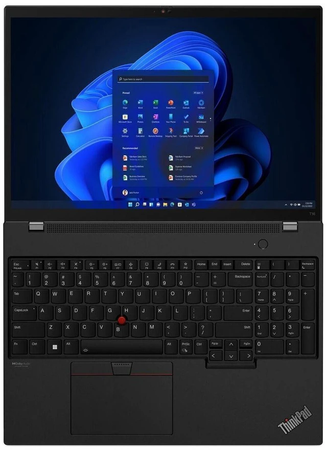 Alt view image 3 of 3 - Lenovo ThinkPad T16 Gen 1 16" Non Touch Screen Laptop Intel Core i7-1265U 48GB RAM 1TB SSD Windows 11 Pro Webcam