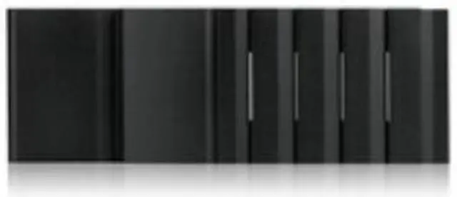 Main image of iStarUSA DD-200-SEA-BLACK 2U Compact Stylish Rack Mount Chassis With Sea Bezel - Black