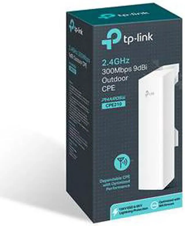 Alt view image 2 of 6 - TL-CPE210   Outdoor 2.4GHz 300Mbps High power Wirele