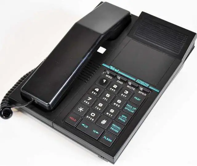 Main image of TELRAD 79-400-0000 4-BUTTON PHONE (BLACK)