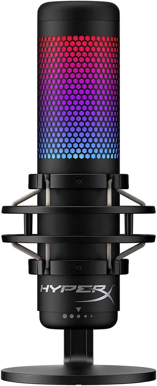 Alt view image 5 of 5 - HyperX QuadCast S - RGB USB Condenser Microphone for PC, PS4, Mac, Gaming, Streaming, Podcasts, Twitch, YouTube with GalliumPi Bundle