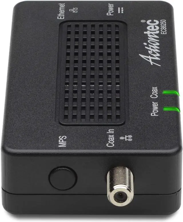 Alt view image 5 of 5 - Actiontec MoCA 2.5 Network Adapter for Ethernet Over Coax (1 Pack) – 1 Gbps Ethernet, Coax to Ethernet Adapter, Enhanced Streaming and Gaming (Model: ECB6250S02)