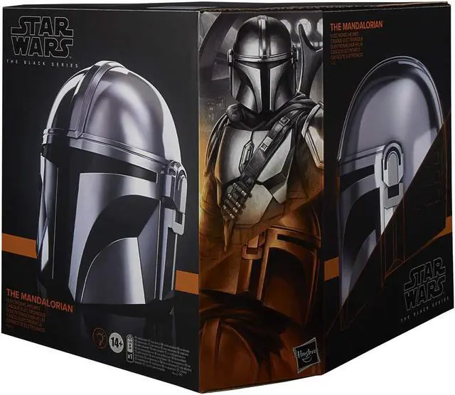 Alt view image 2 of 6 - Star Wars The Black Series The Mandalorian Premium Electronic Helmet Roleplay Collectible, Toys for Kids Ages 14 and Up