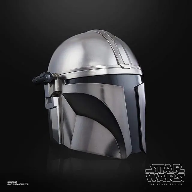 Alt view image 6 of 6 - Star Wars The Black Series The Mandalorian Premium Electronic Helmet Roleplay Collectible, Toys for Kids Ages 14 and Up