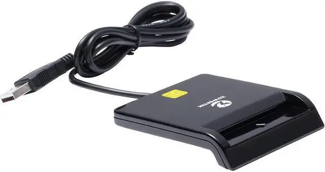 Alt view image 5 of 7 - ZOWEETEK Smart Card Reader DOD Military USB Common Access CAC, Compatible with Windows, Mac OS and Linux