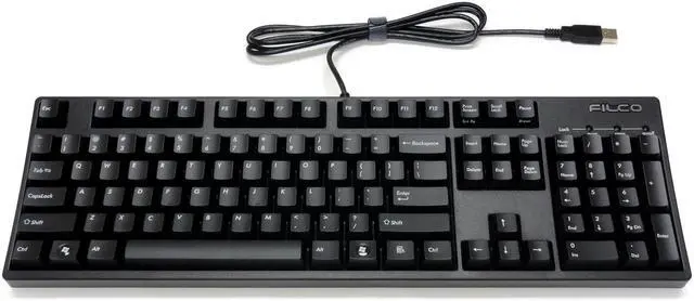 Alt view image 3 of 5 - Filco Majestouch-2 Tenkeyless, NKR, USB Wired 104 keys Keyboard, Original Cherry MX Switch-Cherry MX Brown-Black Color