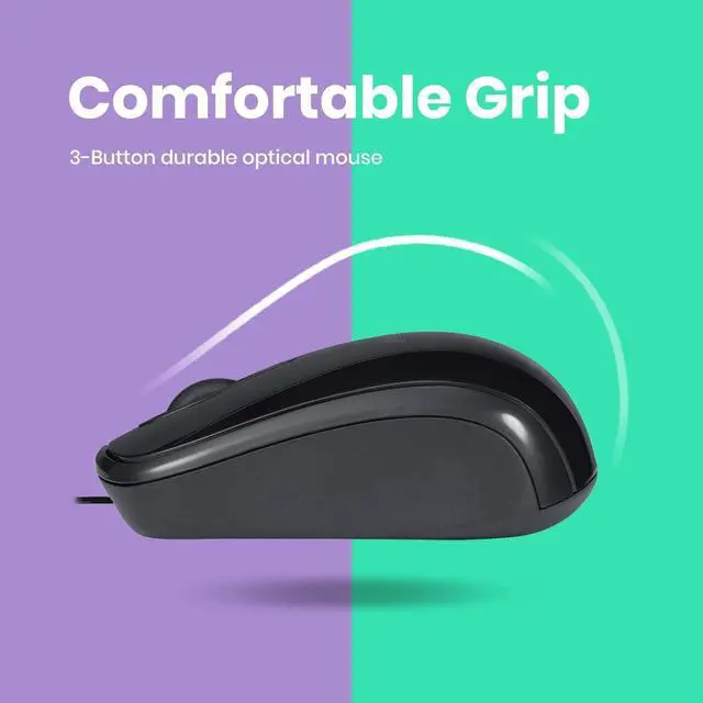 Alt view image 11 of 14 - Perixx PERIBOARD-407B US, Wired USB Mini Keyboard with 11 Hot Keys - Glossy Black - US English Layout