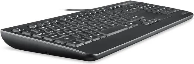 Alt view image 5 of 6 - Perixx PERIBOARD-513II Wired USB Keyboard with Touchpad, Membrane Key Trackpad Keyboard with 10 Hot Keys, Black, Full US Layout