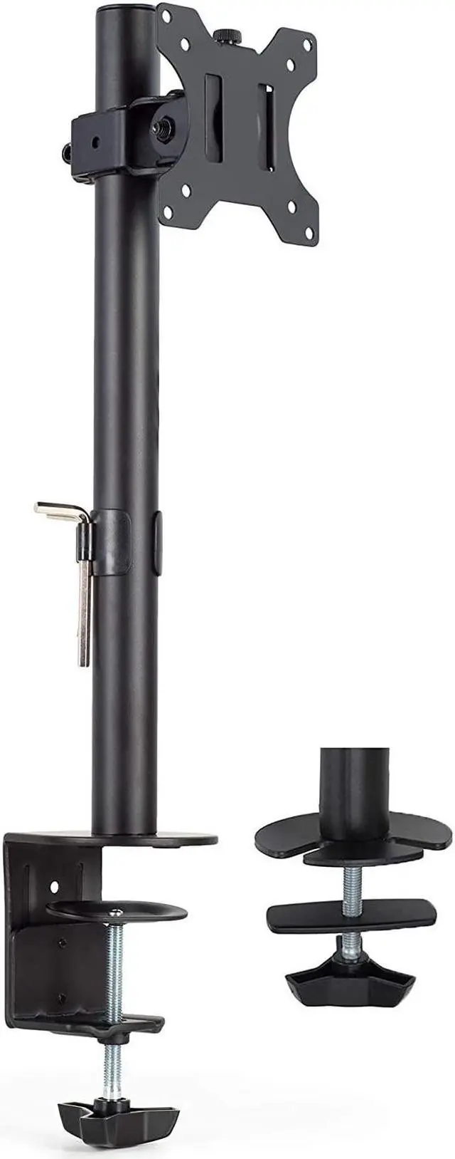 Main image of Single LCD Monitor Desk Mount Stand Heavy Duty Stacked Holds 1 Screen up to 32 (STAND-V001C)