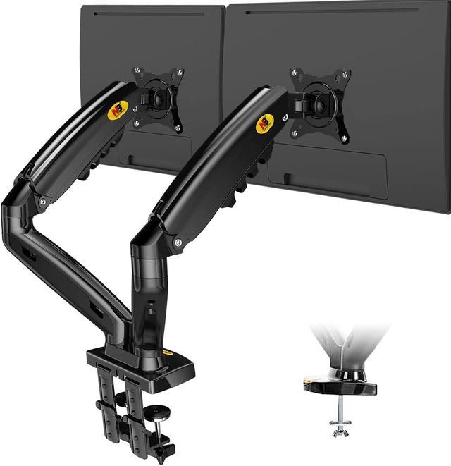 NB North Bayou Dual Monitor Desk Mount Stand Full Motion Swivel Computer  Monitor Arm for Two Screens 17-27 Inch with 4.4~19.8lbs Load Capacity for