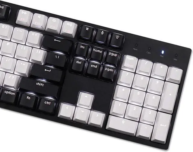 Alt view image 5 of 7 - Keychron C2 Full Size Wired Mechanical Gaming Keyboard for Mac Layout with 104 Keys Gateron G Pro Red Switch/White LED Backlight/Double Shot ABS Keycaps/USB C Computer Keyboard for Windows Laptop