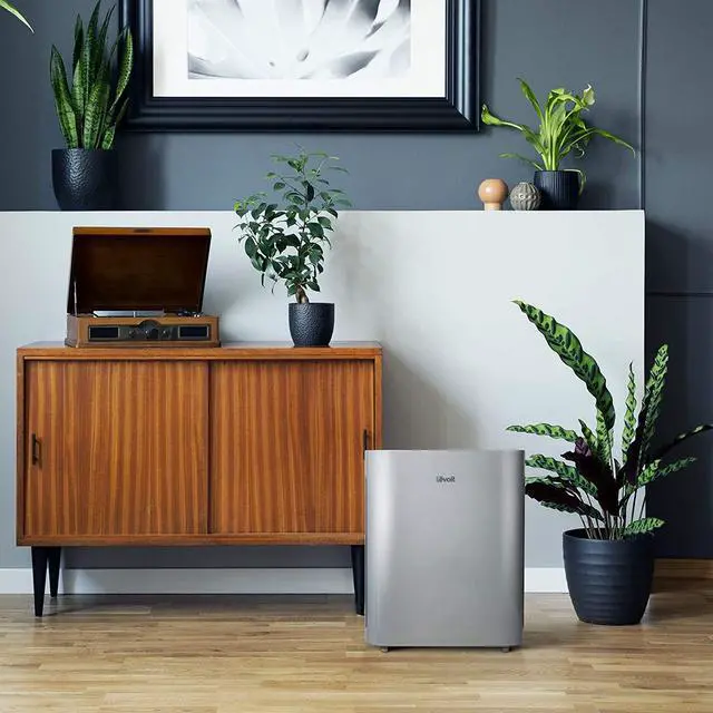 Alt view image 7 of 7 - LEVOIT Air Purifiers for Home Large Room, Main Filter Cleaner with Washable Filter for Allergies, Smoke, Dust, Pollen, Quiet Odor Eliminators for Bedroom, Pet Hair Remover, Vital 100, Grey