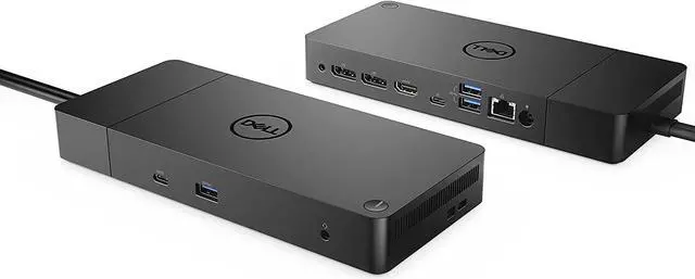 Alt view image 7 of 7 - Dell NA WD19 180W Docking Station (130W Power Delivery) USB-C, HDMI, Dual DisplayPort, Black