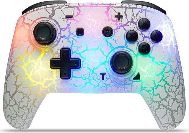 Adjustable Sticks Premium Custom LED Official Nintendo Switch 2024 Pro Controller