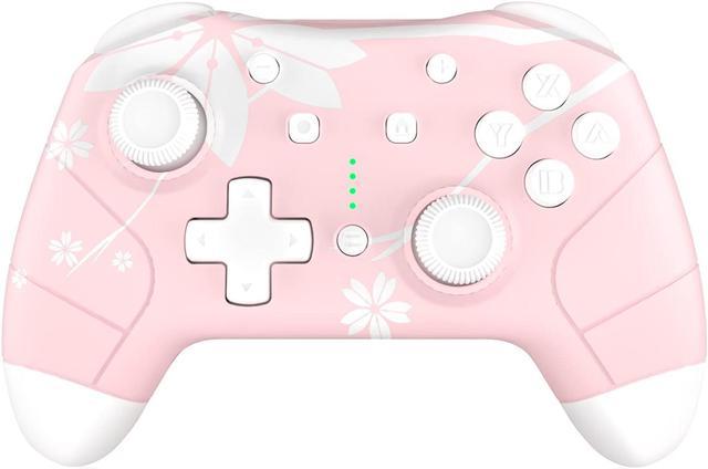 Mytrix Sakura Cherry Pink Wireless Switch Pro Controller for Nintendo Switch  – Mytrix Direct