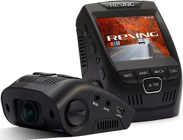 Main image of Rexing V1 Basic Dash Cam 1080P FHD DVR Car Driving Recorder, 2.4" LCD Screen 170°Wide Angle, G-Sensor, WDR, Parking Monitor, Loop Recording