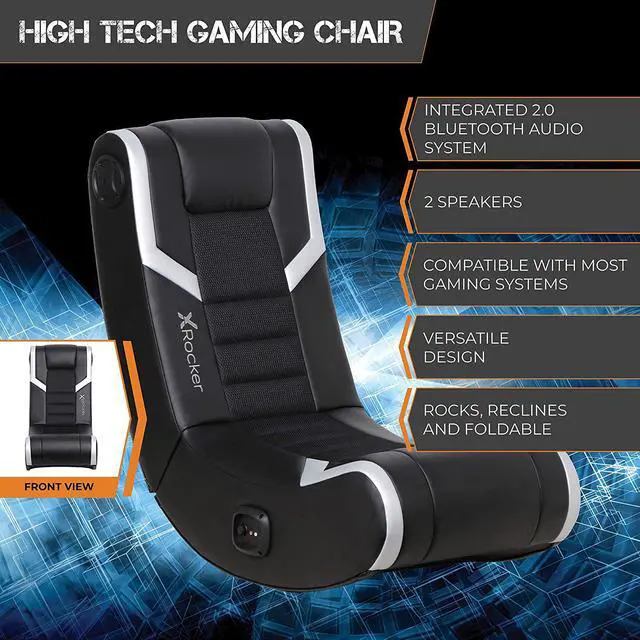 Alt view image 3 of 5 - X Rocker Eclipse Floor Rocker Gaming Chair