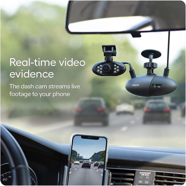 Alt view image 6 of 7 - Nexar Pro GPS, Dual Dash Cam System, New 2021 Model, SD Card Included, Road & Interior Recording, Unlimited Cloud Storage, Parking Mode, WiFi