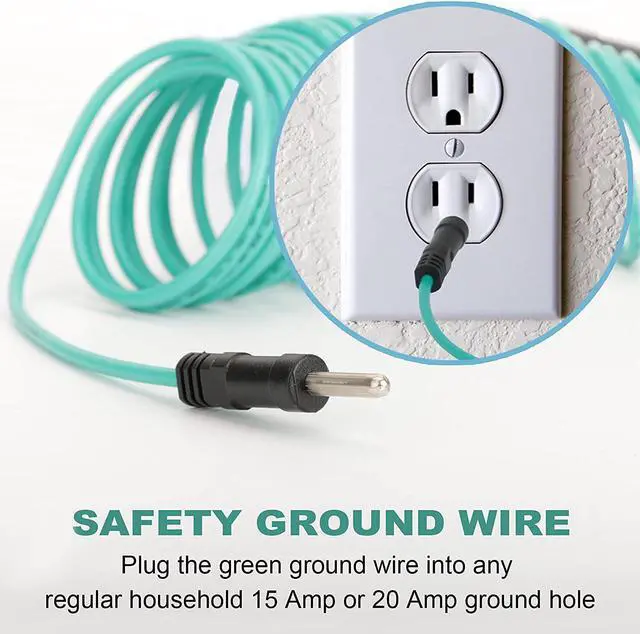 Alt view image 5 of 7 - CircleCord Dryer Adapter 4 Prong to 3 Prong, 4P Newer to 3P Older House, Convert Cord NEMA 10-30P Plug to 14-30R Receptacle, 10 AWG STW 1.5FT With Safety Ground Wire, ETL Listed