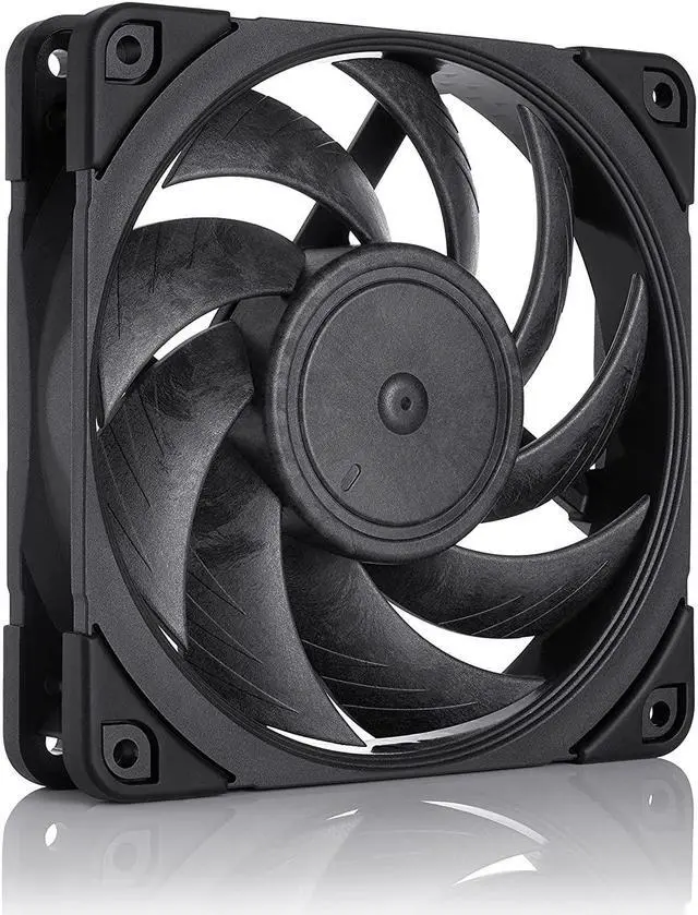 Alt view image 2 of 7 - Noctua NF-A12x25 PWM chromax.Black.swap, Premium Quiet Fan, 4-Pin (120mm, Black)