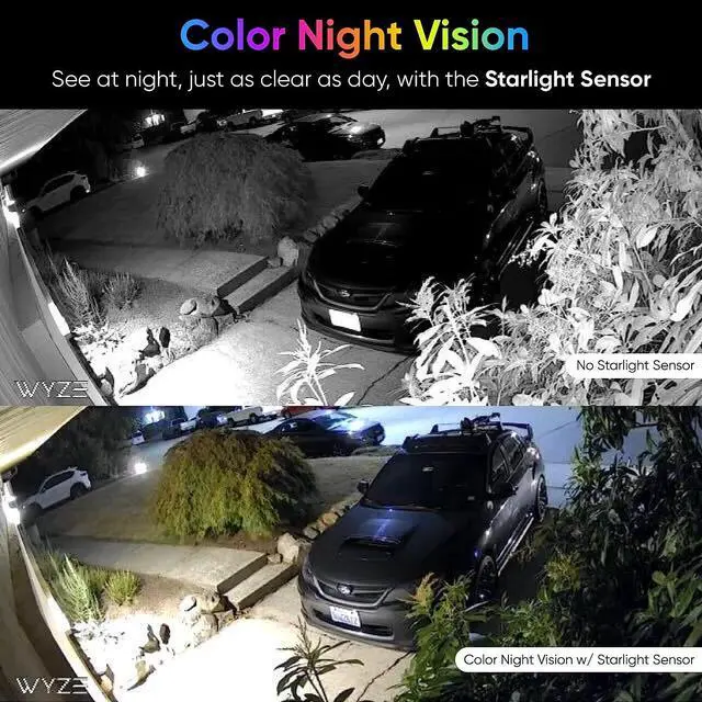 Alt view image 2 of 4 - WYZE Cam v3 with Color Night Vision, Wired 1080p HD Indoor/Outdoor Video Camera, 2-Way Audio, Works with Alexa, Google Assistant, and IFTTT