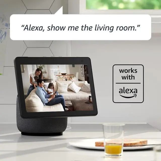 Alt view image 5 of 5 - Mini - Compact indoor plug-in smart security camera 1080p HD video night vision motion detection two-way audio easy set up Works with Alexa C 1 camera (Black)
