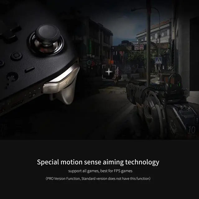 Alt view image 7 of 7 - Kingkong 2 Pro Controller with Hall Effect Sensing Joystick for Switch, Kingkong 2 Pro Wireless Bluetooth Gamepad for Mario Party Switch, No Deadzone, Auto Pilot Gaming, Motion Sense