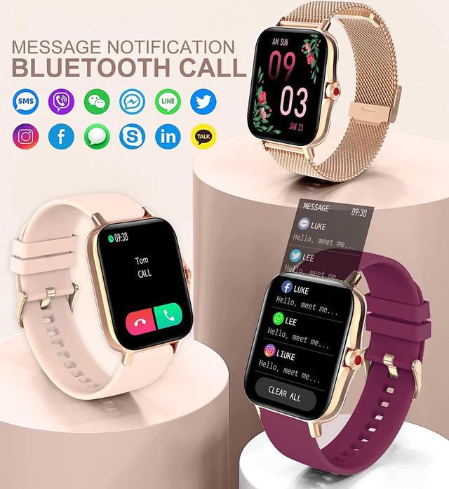 Iaret Smart Watch for Women(Call Receive/Dial), Fitness Tracker