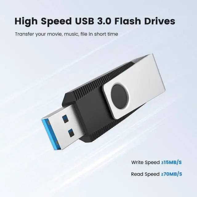 Alt view image 2 of 7 - 64GB Flash Drive 3.0 5 Pack 64GB USB 3.0 Thumb Drive USB Drive 64GB Jump Drive Memory Stick Multi Pack 64GB Flash Drives (64G 5 Mixed Colors: Black Red Cyan Green Purple)