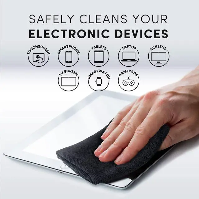 Alt view image 6 of 7 - Screen Cleaner Spray (16oz x 2 Pack) - Large Screen Cleaner Bottle - TV Screen Cleaner, Computer Screen Cleaner, for Laptop, Phone, Ipad - Electronic Cleaner - Microfiber Cloth Included