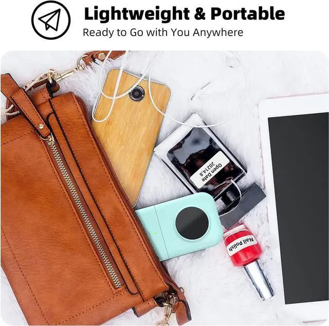 Alt view image 6 of 7 - Phomemo D30 Label Maker Machine with Tape, Portable Bluetooth Label Printer, Small Smart Phone Handheld Sticker Mini Labeler Multiple Templates Font Icon Easy to Use Inkless Rechargeable F Office Home