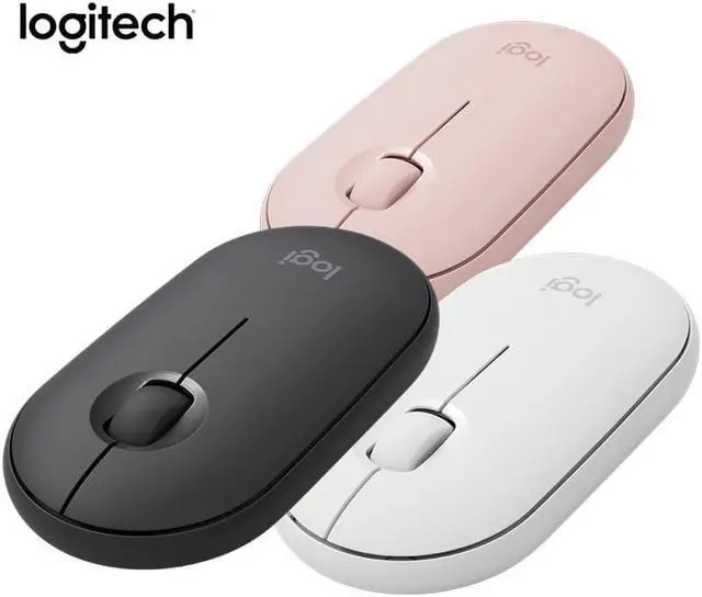 Alt view image 5 of 7 - Logitech K580keyboard +PEBBLE Bluetooth Mouse, Ergonomic Design,Cool Exterior 2.4Ghz and Bluetooth Dual-mode Connectivity Wireless Keyboard And Mouse Combo For Office And Game - White