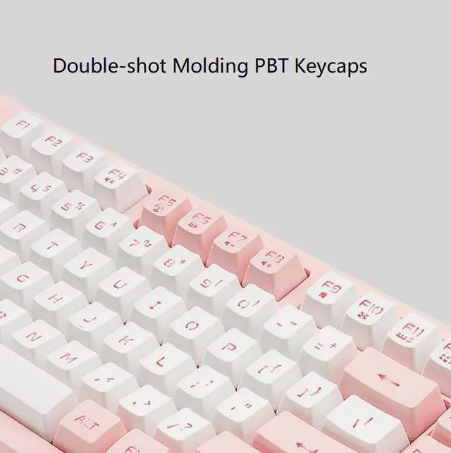 Alt view image 2 of 7 - CORN  SUNSONNYK60 Ergonomic Design,19 Non-conflicting  Keys,Cool Exterior USB Wired Brown Switch Mechanical Feeling Keyboard For Office And Game, 7- Color Breathing Led Light, PBT Keycaps